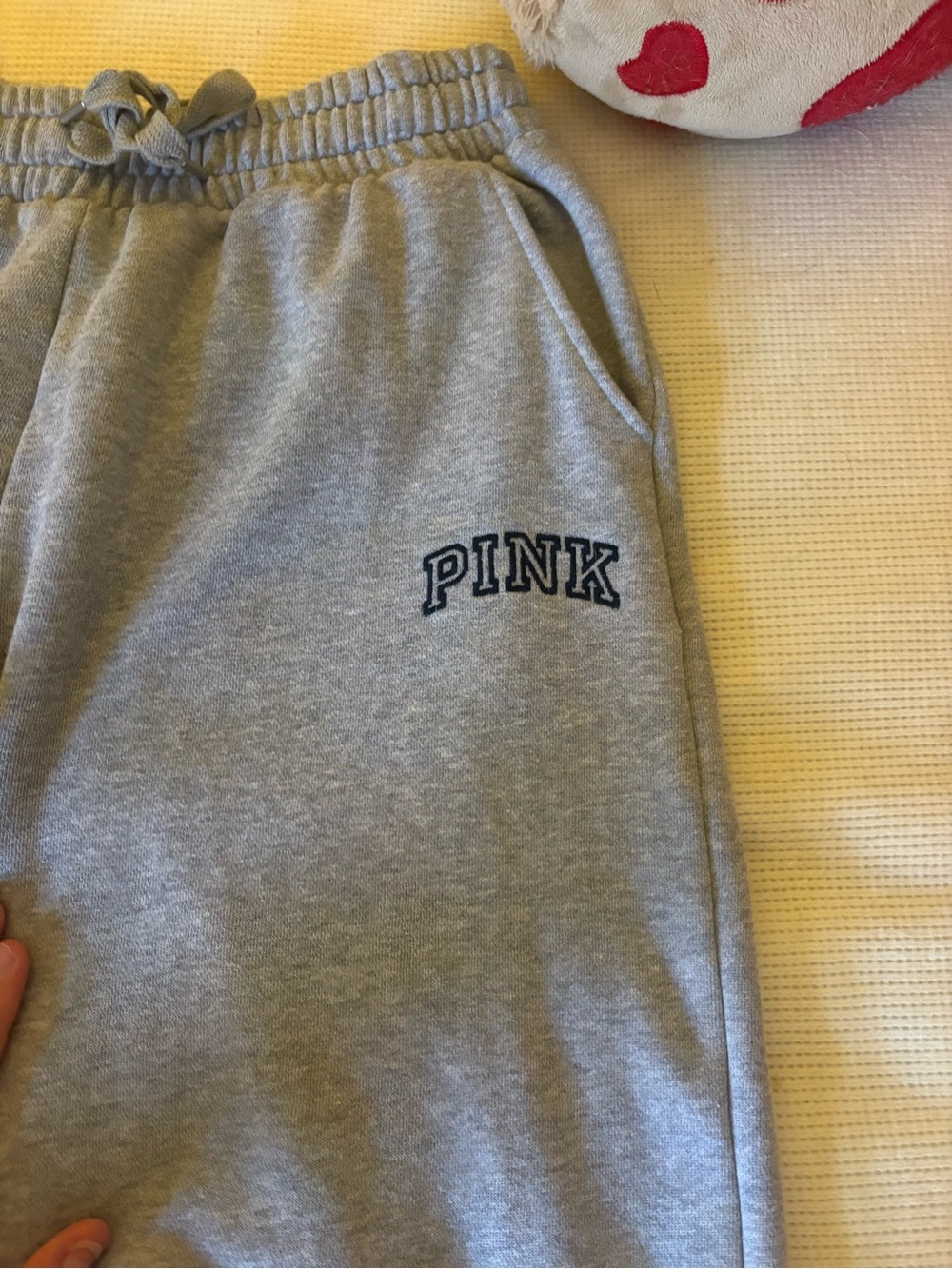 PINK Victoria's Secret Gray Wide Leg Lounge Pants
